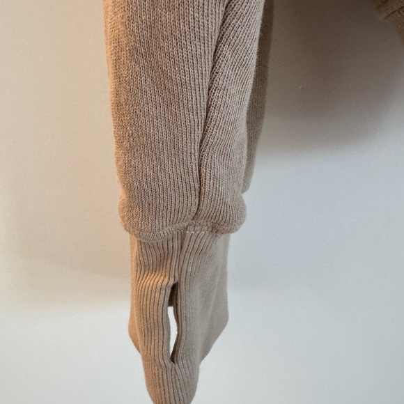 Joah Brown Oversized full zip hoodie in Sand size S/M - Picture 5 of 6